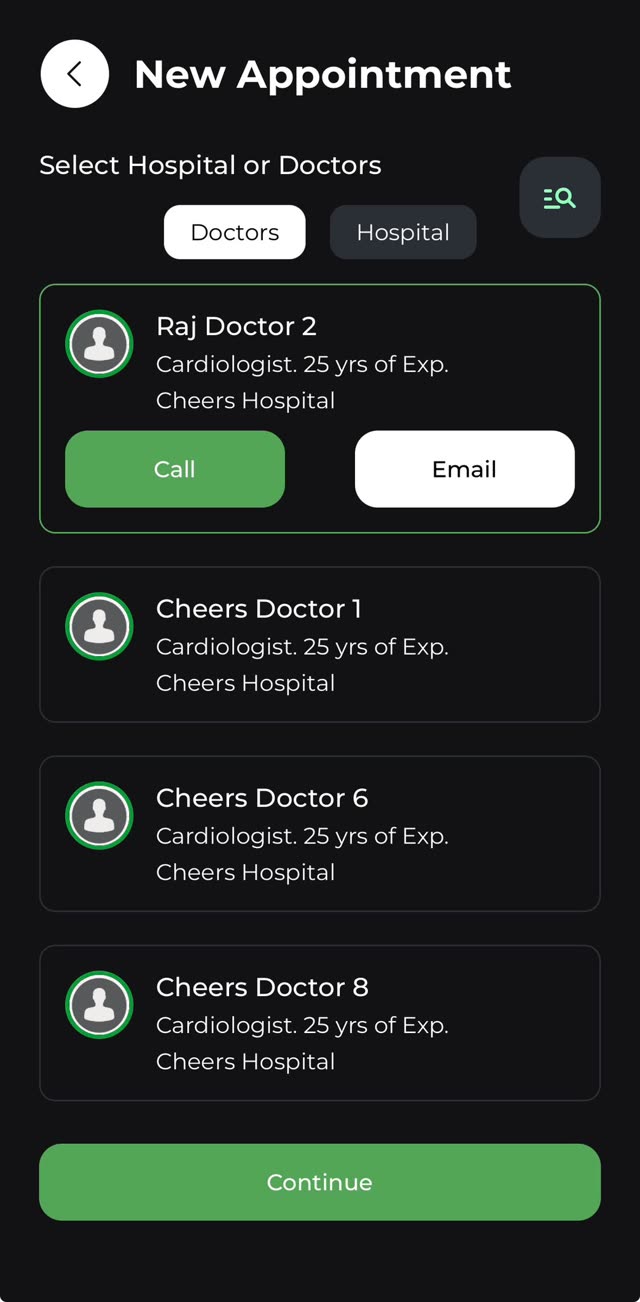 Clinical recovery & patient wellbeing — in your pocket — Book appointments